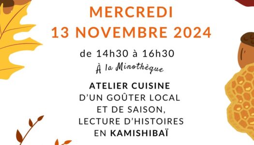 Atelier cuisine parents-enfants Goûter local et de saison et lectures Kamishibai