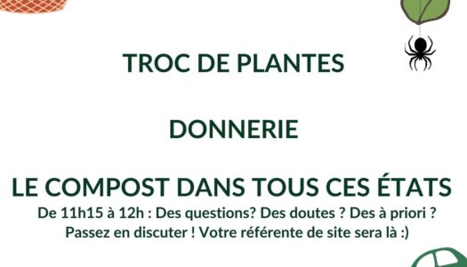 Troc de plantes / Donnerie / Info Compost