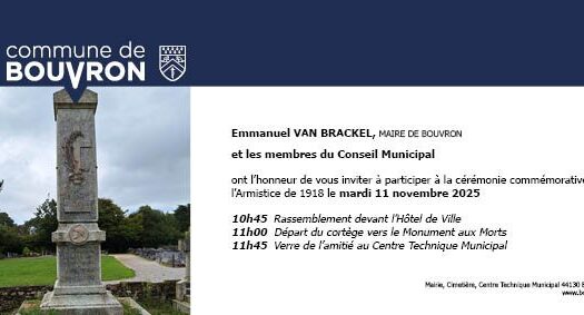 Cérémonie officielle du 11 Novembre