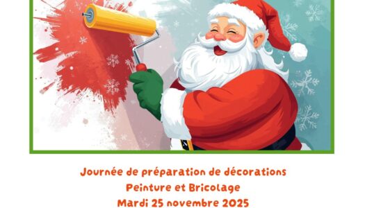 Préparation des décorations de Noël