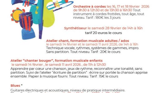 Stage de synthétiseur