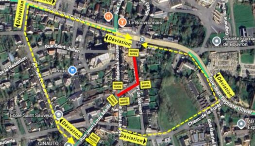 TRAVAUX – FERMETURE DE VOIE