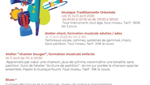 Atelier Chant – Ado/Adultes