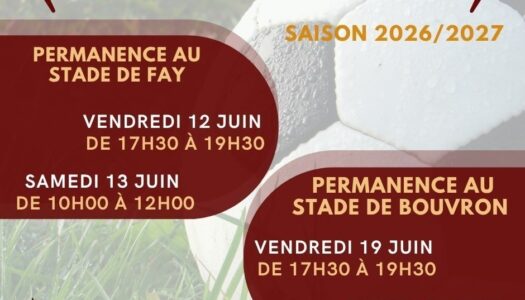 ⚽📢FCFB – Inscriptions licences – Saison 2026/2027 📢⚽