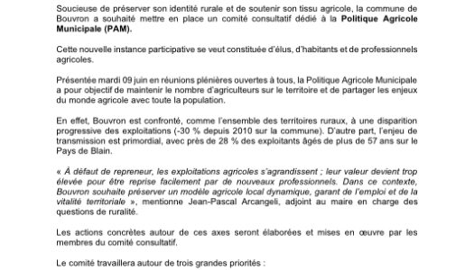 CP Politique Agricole Communale
